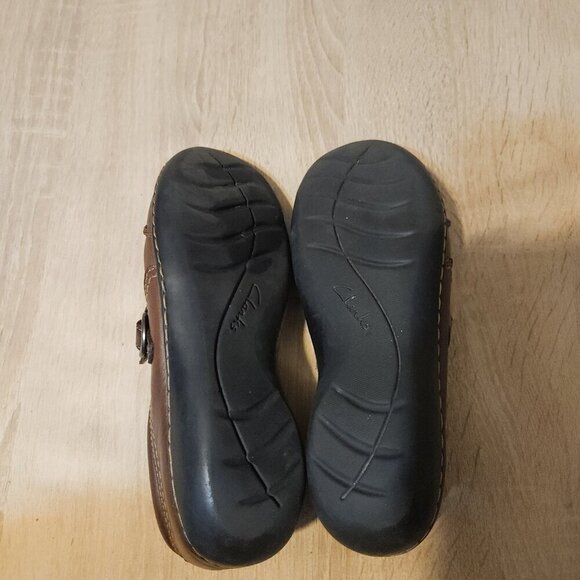 Clarks Collection Shoes Womens 6.5 Ashland Loafer Slip On Shoes Leather Brown - Picture 7 of 8